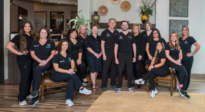 The dental team at Cleveland Family Dentistry in Cleveland, TX